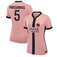 Camiseta Paris Saint-Germain Marquinhos #5 Tercera Equipación para mujer 2024-25 manga corta